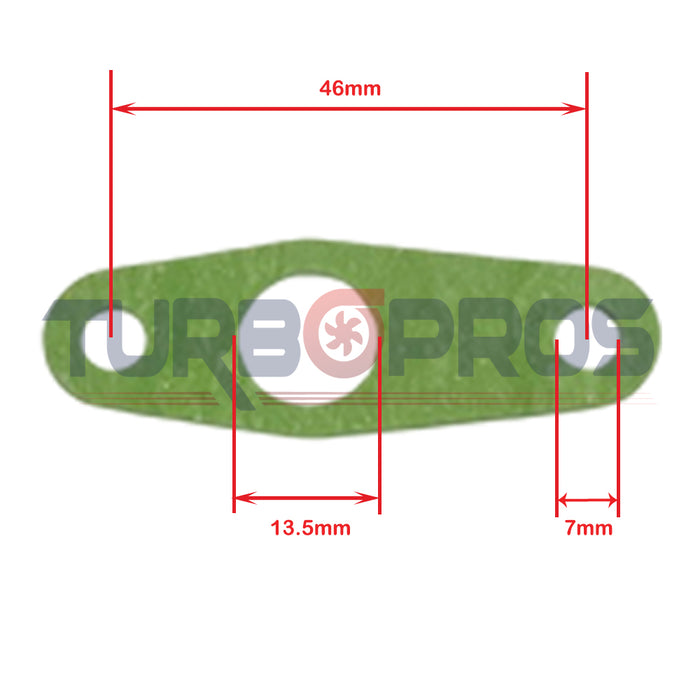 Turbo Charger Oil Return Gasket For Toyota LandCruiser 200 Series 1VD-FTV 4.5L Passenger Side