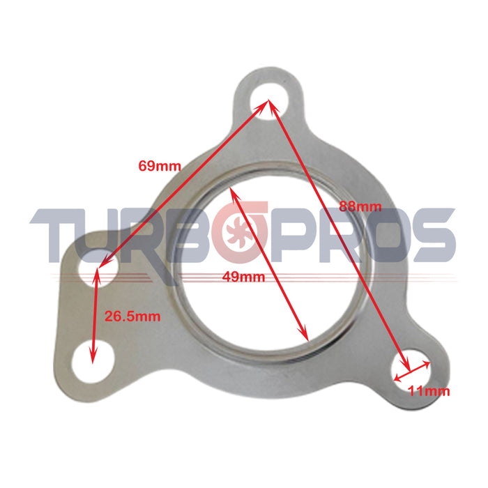 Turbo Charger To Dump Pipe Gasket For Toyota Landcruiser 200 Series 1VD-FTV 4.5L