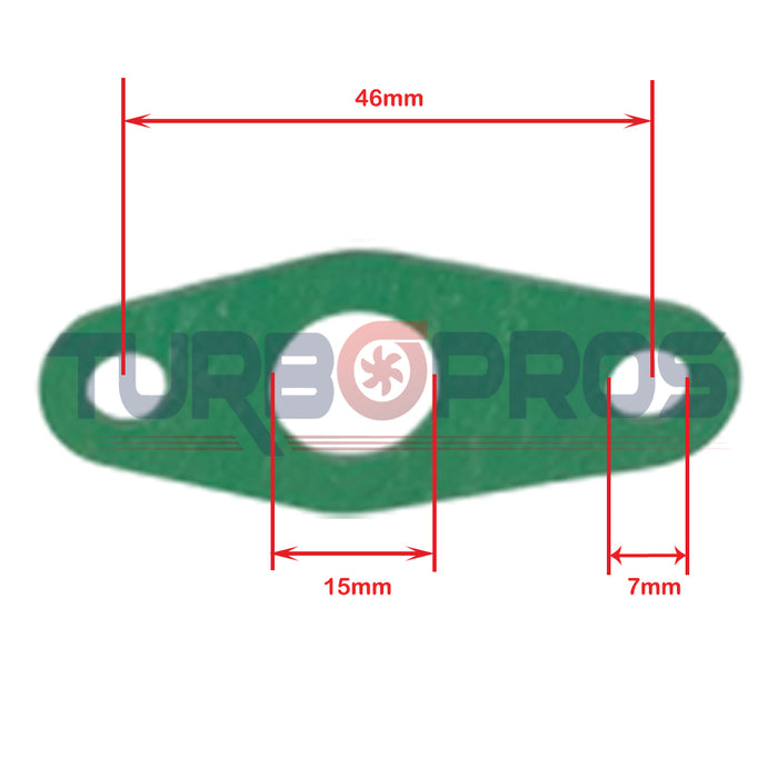 Turbo Charger Oil Return Gasket For Toyota Landcruiser 200 Series 1VD-FTV 4.5L Drive Side