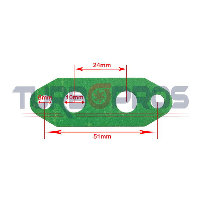 Turbo Charger Coolant Feed & Return Gasket For Toyota Landcruiser 200 Series 1VD-FTV 4.5L