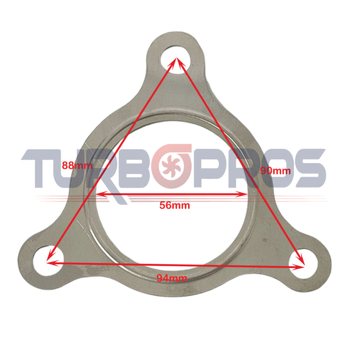 Turbo Charger To Dump Pipe Gasket For Nissan Navara D40 YD25 2.5L 2010 Onwards