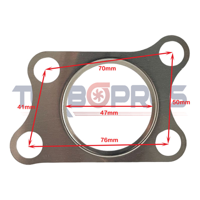 Turbo Charger To Exhaust Manifold Gasket For Nissan Pathfinder R51 YD25 2.5L 2010 Onwards