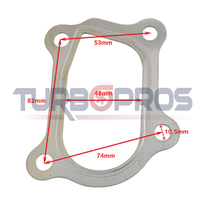 Turbo Charger To Dump Pipe Gasket For Nissan Patrol GU Y61 RD28 2.8L
