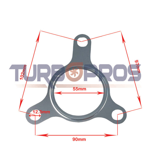 Turbo Charger To Dump Pipe Gasket For Nissan Pathfinder R51 YD25 2.5L