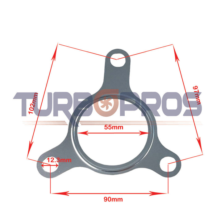 Turbo Charger To Dump Pipe Gasket For Nissan Pathfinder R51 YD25 2.5L
