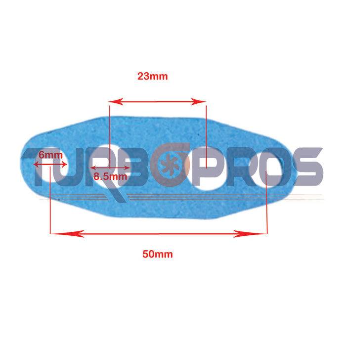 Turbo Charger Coolant Feed & Return Gasket For Nissan Navara D40 YD25 2.5L