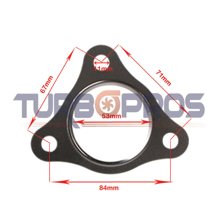 Turbo Charger To Dump Pipe Gasket For Toyota Landcruiser 79 Series VDJ79R 1VD-FTV 4.5L