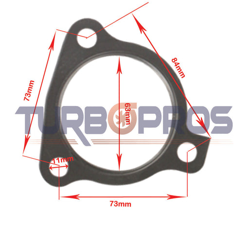 Turbo Charger To Exhaust Manifold Gasket For Toyota Landcruiser 78 Series VDJ78R 1VD-FTV 4.5L