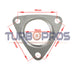 Turbo Charger To Exhaust Manifold Gasket For Jaguar XF 3.0L Driver Side