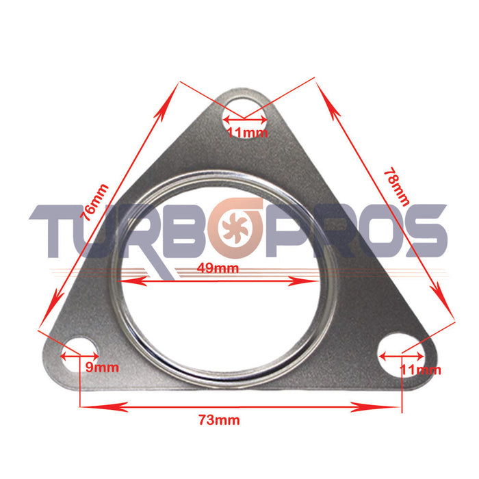 Turbo Charger To Exhaust Manifold Gasket For Ford Transit 2.2L FWD 786880-0023