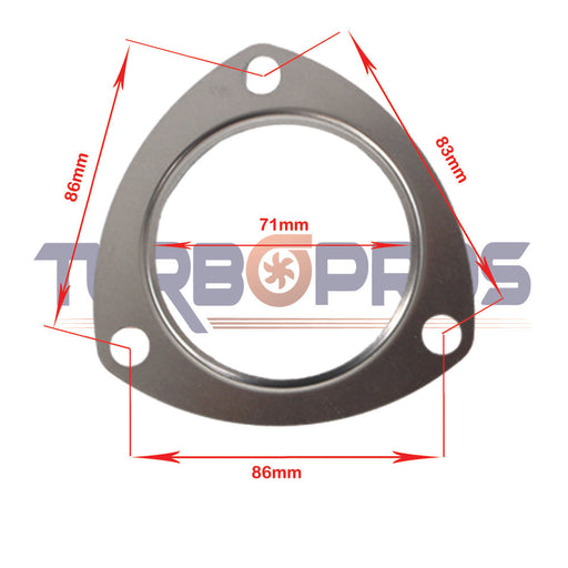 Turbo Charger To Dump Pipe Gasket For Ford Ranger 2.2L 2015 Onwards
