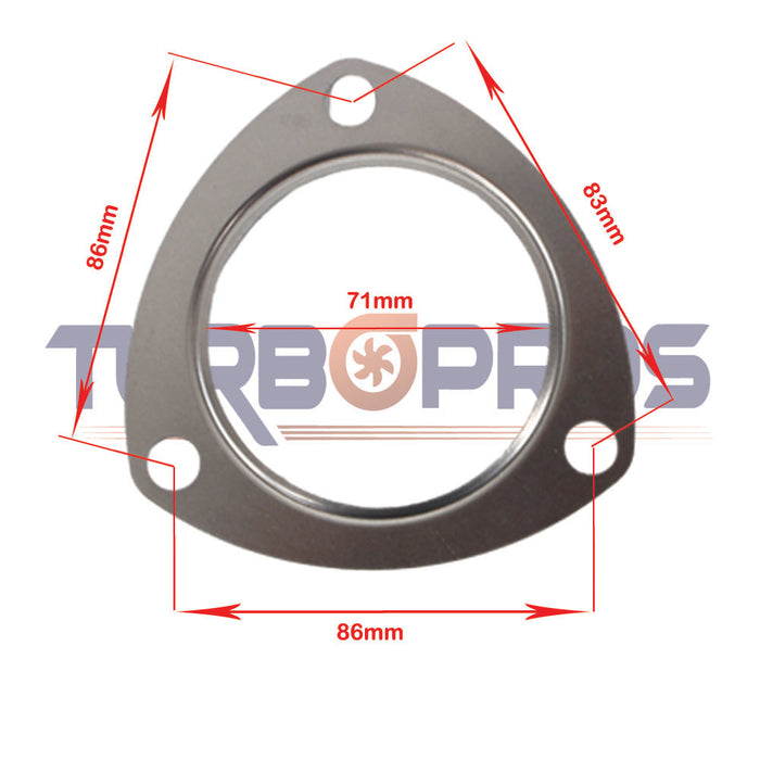Turbo Charger To Dump Pipe Gasket For Ford Everest UA 3.2L 2015 Onwards