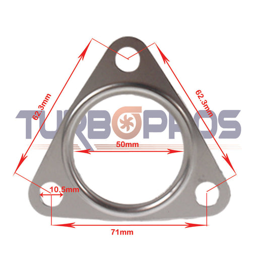 Turbo Charger To Exhaust Manifold Gasket For Mazda BT-50 UP 2.2L 2011 Onwards