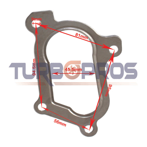 Turbo Charger To Dump Pipe Gasket For Toyota Land Cruiser 1KZ-TE 3.0L