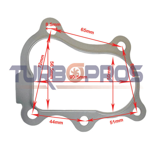 Turbo Charger To Dump Pipe Gasket For Nissan Navara D22 ZD30 3.0L