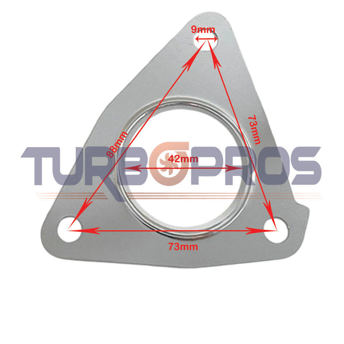 Turbo Charger To Exhaust Manifold Gasket For Nissan Navara D22 ZD30 3.0L