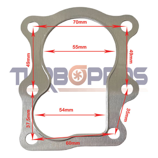 Turbo Charger To Dump Pipe Gasket For Nissan Patrol GU Y61 TD42 4.2L
