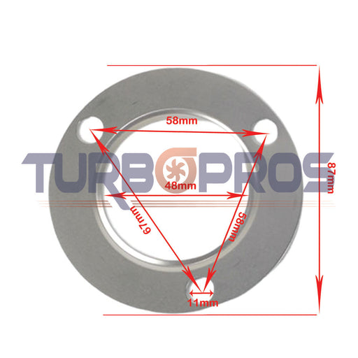 Turbo Charger To Dump Pipe Gasket For Great Wall V200 GW4D20 2.0L
