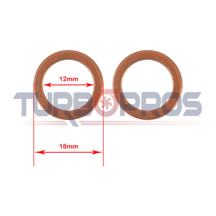 Turbo Charger Oil Feed Gasket For Mazda MPS 2.3L Petrol