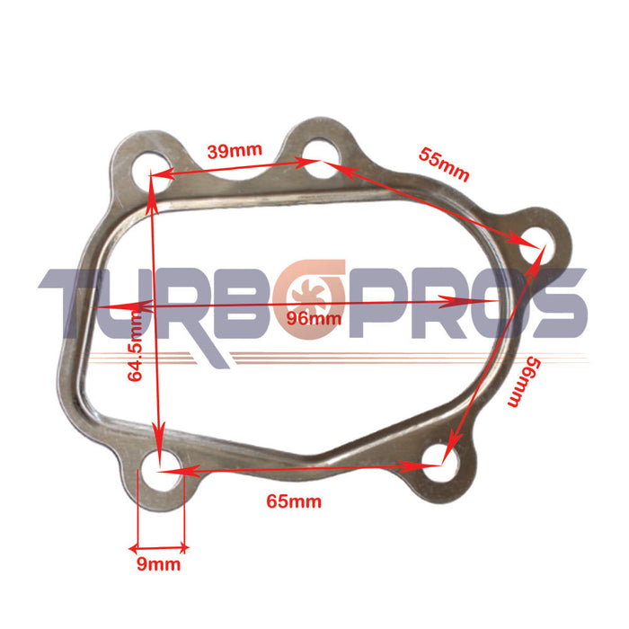 Turbo Charger To Dump Pipe Gasket For Nissan Patrol GQ RD28 2.8L