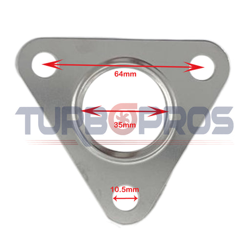 Turbo Charger To Exhaust Manifold Gasket For Mitsubishi Triton MN 4D56 2.5L 2WD