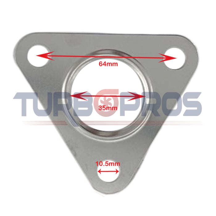 Turbo Charger To Exhaust Manifold Gasket For Mitsubishi Triton MN 4D56 2.5L 2WD