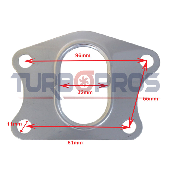 Turbo Charger To Exhaust Manifold Gasket For Mitsubishi Pajero 4M41 3.2L VT12