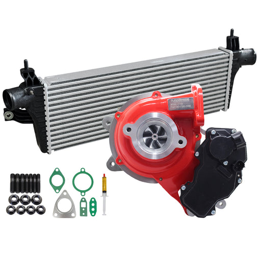 GEN1 High Flow Turbo Charger With 50mm Intercooler For Toyota Hilux 1GD-FTV 2.8L 2015-2020