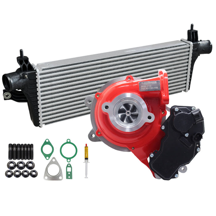 GEN1 High Flow Turbo Charger With 50mm Intercooler For Toyota Hilux 1GD-FTV 2.8L 2015-2020