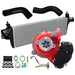 GEN1 High Flow Turbo Charger With 52mm Intercooler & Hoses And Genuine Oil Feed Pipe For Toyota Hilux 1GD-FTV 2.8L 2015-2020