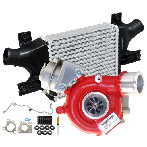 GEN1 High Flow Turbo Charger With 64mm Intercooler And Genuine Oil Feed Pipe For Mitsubishi ASX 4N13 1.8L 1515A185