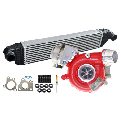 GEN1 High Flow Turbo Charger With 62mm Intercooler For Mitsubishi Outlander 4N14 2.2L