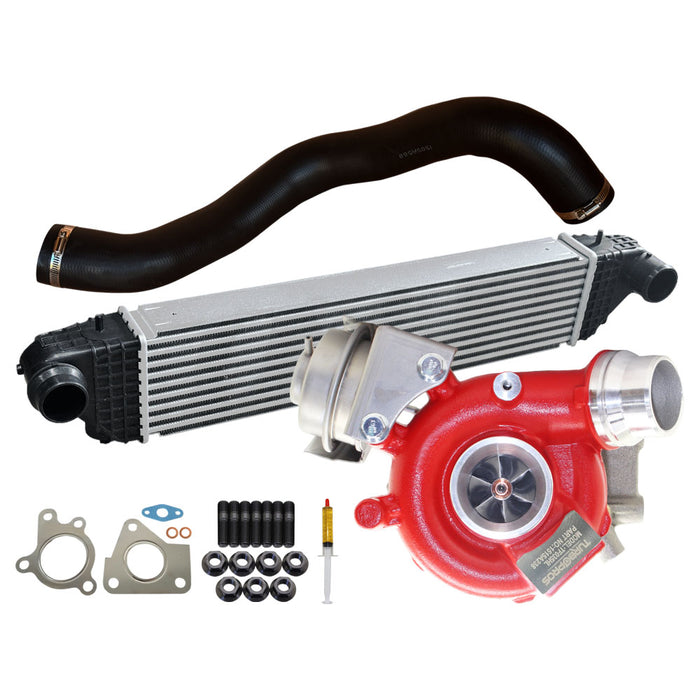 GEN1 High Flow Turbo Charger With 62mm Intercooler & Hoses For Mitsubishi Outlander 4N14 2.2L