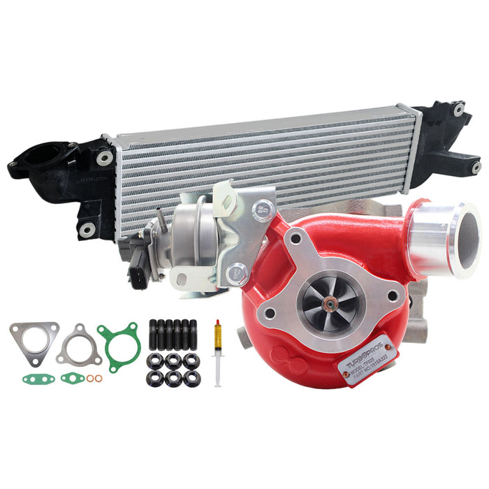 GEN1 High Flow Turbo Charger With 50mm Intercooler For Mitsubishi Triton MR 4N15 2.4L 2019 Onwards