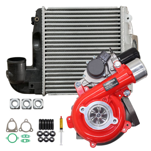 GEN1 High Flow Turbo Charger With 50mm Intercooler For Toyota Hilux N70 D4D KUN26 1KD-FTV 3.0L 2005-2010