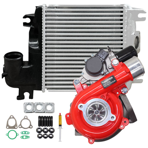 GEN1 High Flow Turbo Charger With 50mm Intercooler For Toyota Hilux N70 D4D KUN26 1KD-FTV 3.0L 2010-2015