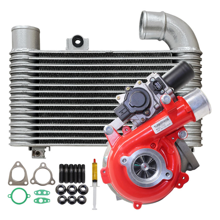 GEN1 High Flow Turbo Charger With 64mm Intercooler For Toyota HiAce /  Commuter 1KD-FTV 3.0L