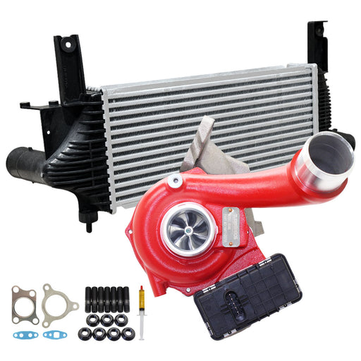 GEN1 High Flow Turbo Charger With 62mm Intercooler For Nissan Navara D40 / Pathfinder R51 YD25 2.5L 2010 Onwards
