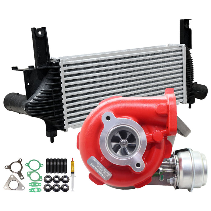 GEN1 High Flow Turbo Charger With 62mm Intercooler For Nissan Navara D40 / Pathfinder R51  YD25 2.5L 3-Bolt