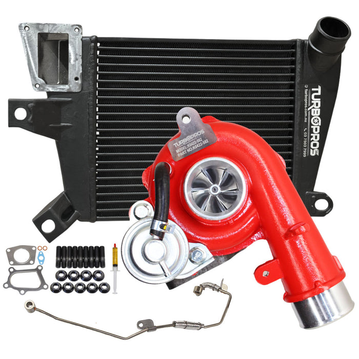 GEN1 High Flow Turbo Charger With 48mm Intercooler And Genuine Oil Feed Pipe For Mazda CX-7 2.3L Petrol 2006-2012