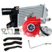 GEN1 High Flow Turbo Charger With 50mm Intercooler & Hoses And Genuine Oil Feed Pipe For Mitsubishi Challenger 4D56 2.5L 2WD VT10