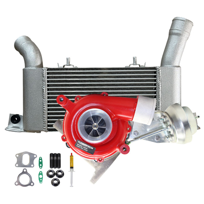 GEN1 High Flow VT12 Turbo Charger With 64mm Intercooler For Mitsubishi Pajero 4M41 3.2L