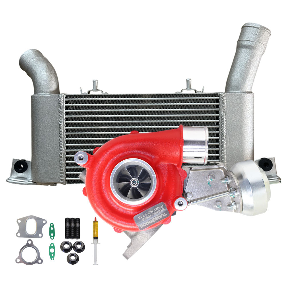 GEN1 High Flow VT13 Turbo Charger With 64mm Intercooler For Mitsubishi ...