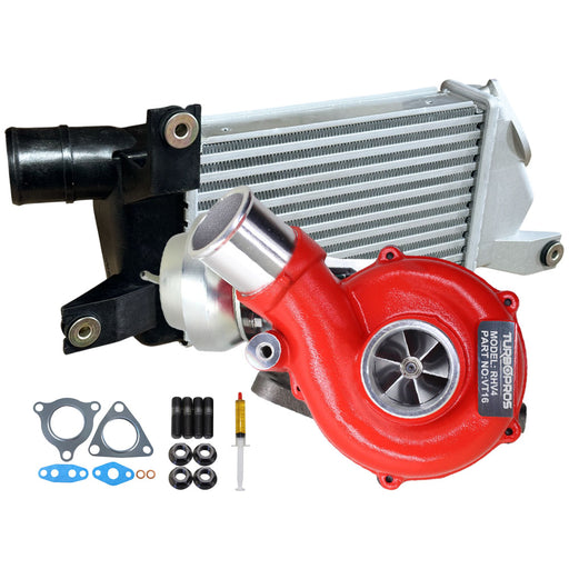 GEN1 High Flow Turbo Charger With 50mm Intercooler For Mitsubishi Triton MN / Challenger 4D56 2.5L