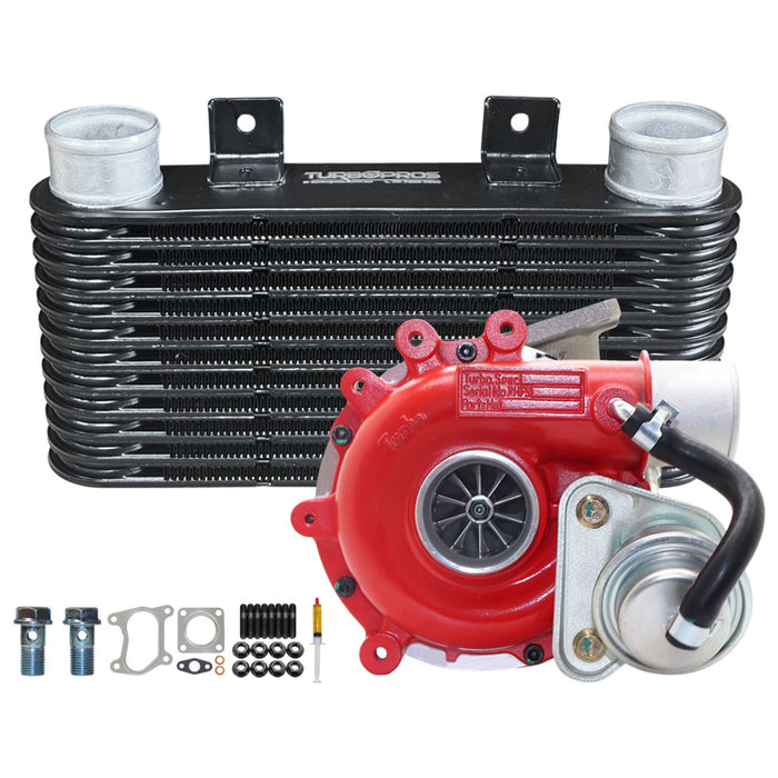 GEN1 High Flow Turbo Charger With 64mm Intercooler For Ford Courier / Mazda Bravo / B2500 2.5L 1999 - 2006