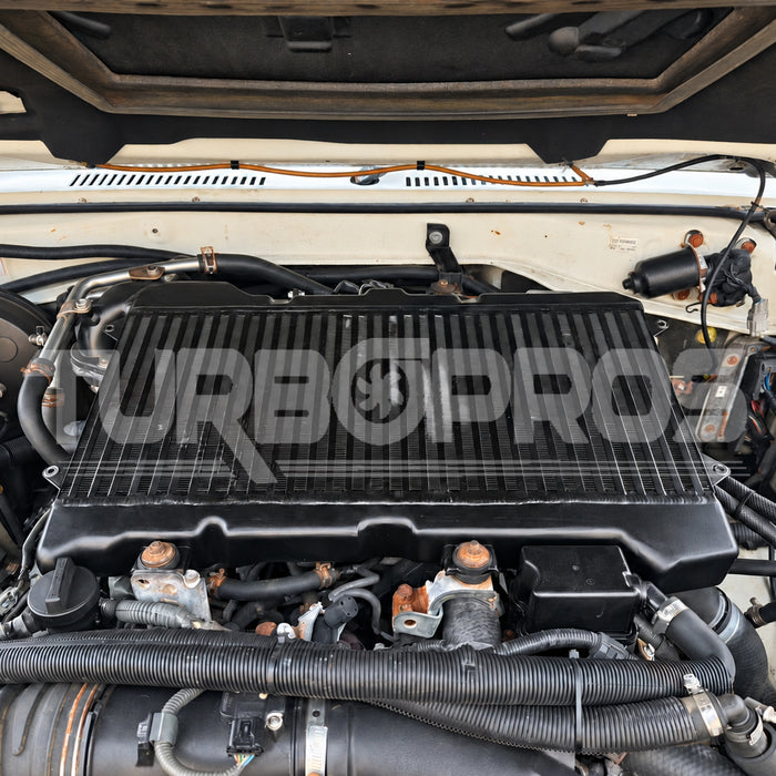Upgrade Aluminium 60mm Intercooler For Toyota LandCruiser 79 Series VDJ79R 1VD-FTV V8 4.5L
