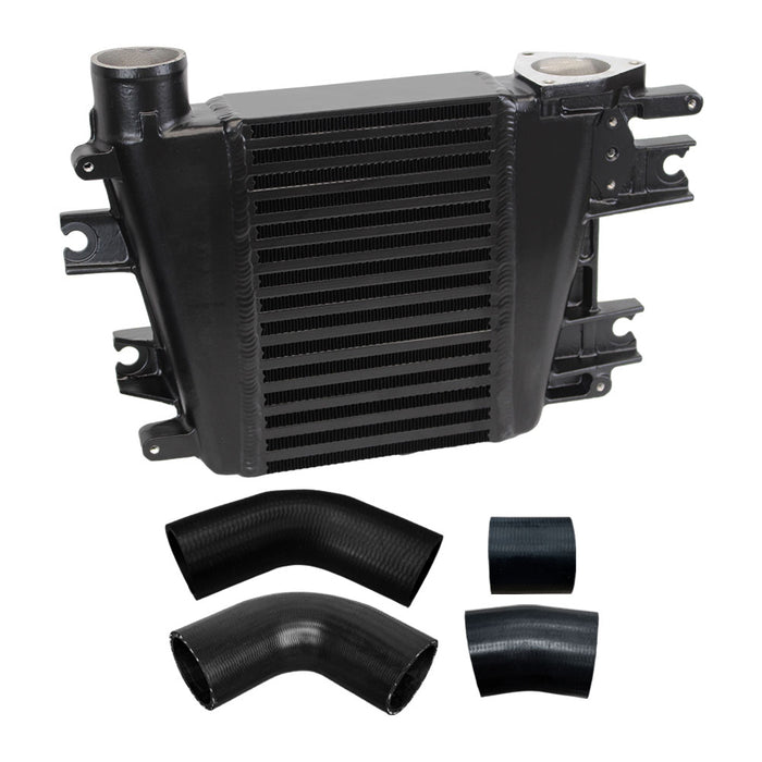 Upgrade Aluminium 65mm Intercooler & Hoses For Nissan Patrol GU Y61 ZD30 3.0L Direct injection 2000-2007