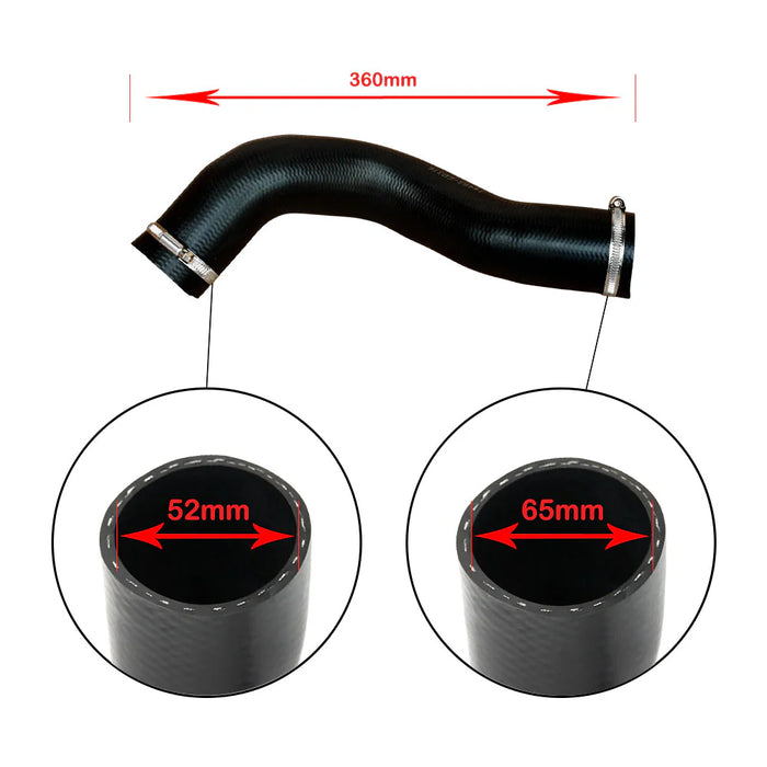 Upgrade Billet Turbo Charger With 62mm Intercooler & Hoses And Genuine Oil Feed Pipe For Nissan Navara D40 YD25 2.5L 3-Bolt