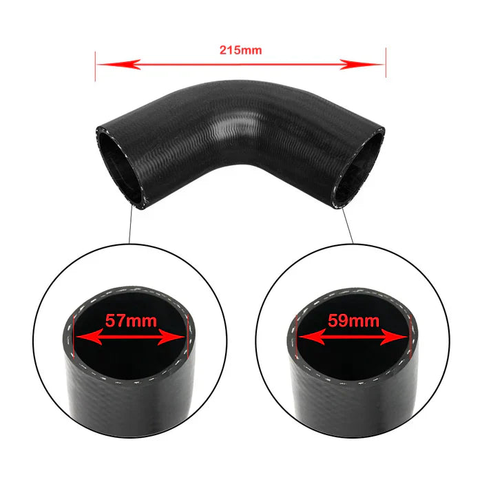 GEN1 High Flow Turbo Charger With 65mm Intercooler & Hoses And Genuine Oil Feed Pipe For Nissan Patrol GU ZD30 3.0L Fits Early DI 2000-2002