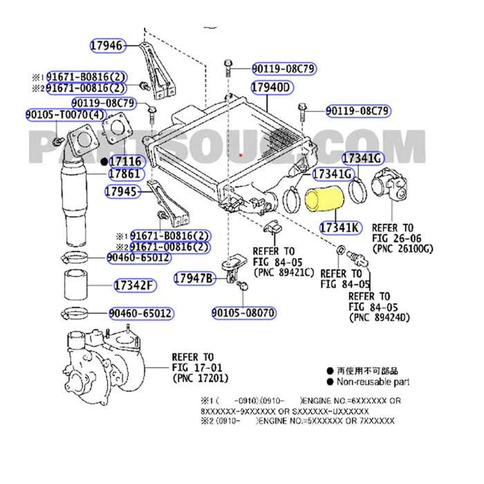 Upgrade Billet Turbo Charger With 50mm Intercooler & Hose For Toyota Hilux N70 D4D KUN26 1KD-FTV 3.0L 2005-2010